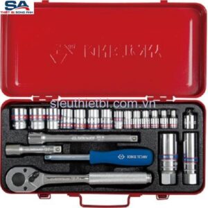 Bộ tuýp 21 chi tiết 1/4"+3/8" hệ inch Kingtony 5022SR