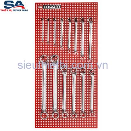 6-32mm Bộ cờ lê 2 đầu vòng Facom 55A.JE12 - Ảnh 3