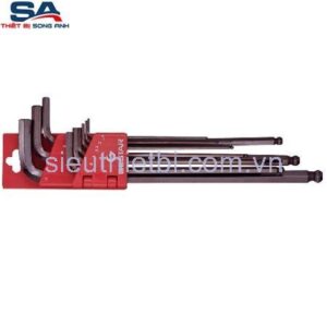 Bộ chìa lục giác bi 9 cây dài Gestar 666-099