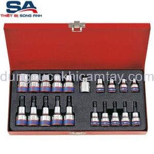 Bộ tuýp 21 chi tiết 3/8"+1/2" Kingtony 7120PR