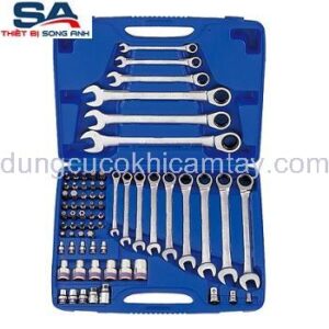 Bộ cờ lê vòng miệng tự động 68 chi tiết Kingtony 91168MR