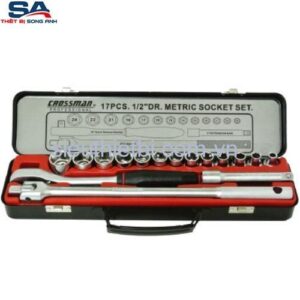 Bộ tuýp 1/2" 17 chi tiết Crossman 99-097