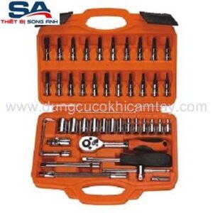 Bộ tuýp 1/4" 46 chi tiết Asaki AK-9754