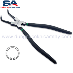 Kìm mở phe trong mũi cong 7" Toptul DCAC1207