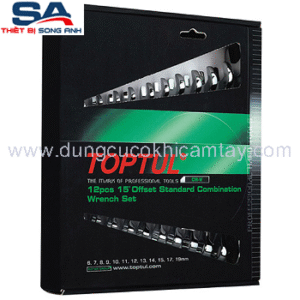 Bộ cờ lê vòng miệng 12 chi tiết Toptul GAAE1211
