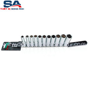 Bộ tuýp bông dài 3/8" 11 chi tiết Toptul GBAQ1101