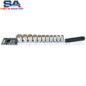 Bộ tuýp bông 1/2" 11 chi tiết Toptul GBAQ1102