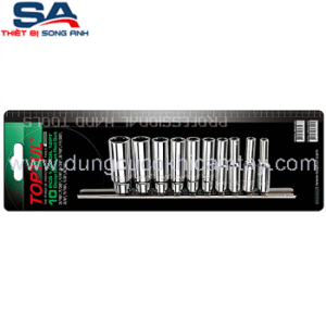 Bộ tuýp bông dài 1/4" 10 chi tiết Toptul GBAR1001