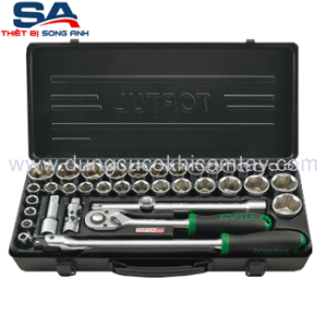 Bộ tuýp 1/4" 38 chi tiết Toptul GBB3819