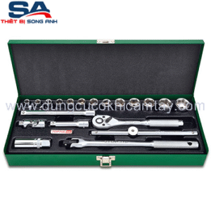 Bộ tuýp 6 cạnh 3/8" 20 chi tiết Toptul GCAD2002