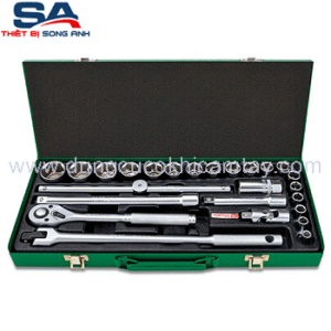 Bộ tuýp 12 cạnh 1/2" 25 chi tiết Toptul GCAD2510