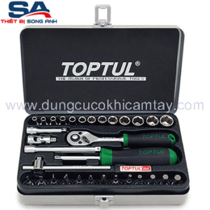 Bộ tuýp 1/4" 32 chi tiết Toptul GCAD3203
