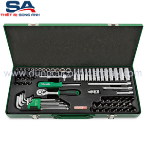 Bộ dụng cụ tổng hợp 72 chi tiết Toptul GCAD7202