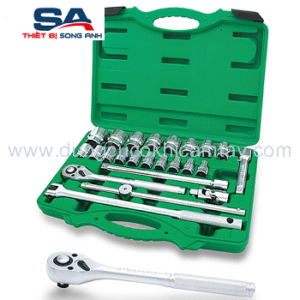 Bộ đầu tuýp 1/2" 24 chi tiết Toptul GCAI2414