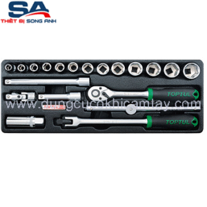 Bộ tuýp bông 3/8" 20 chi tiết Toptul GCAT2004