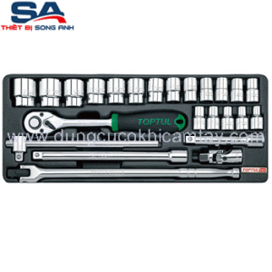 Bộ tuýp lục giác 1/2" 24 chi tiết Toptul GCAT2404