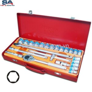 1/2" Bộ tuýp 24 chi tiết hệ mét Top KW-S424D-1