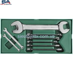 Bộ cờ lê hai đầu miệng 10 chi tiết Sata 09904