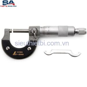 Panme đo cơ ngoài 0-25mm Shinwa 78935