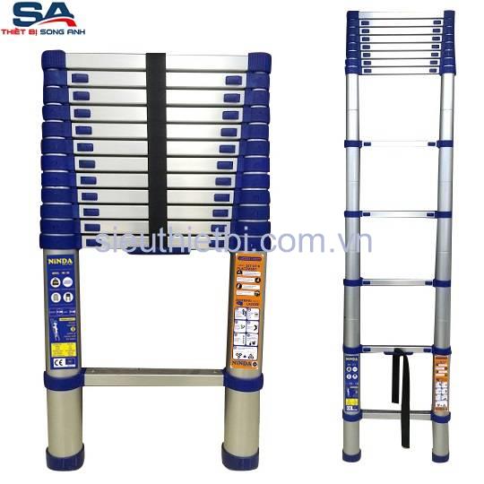 Thang nhôm rút đơn Ninda NK-48 - Ảnh 3