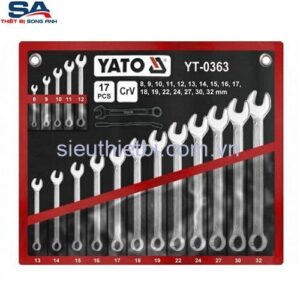 Bộ cờ lê vòng miệng 8-32mm Yato YT-0363