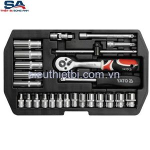 Bộ tuýp 1/4" 25 chi tiết Yato YT-14461