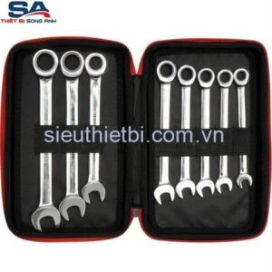 Bộ cờ lê vòng miệng tự động 10-19mm Yato YT-3909