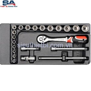 Bộ đầu tuýp 3/8" 22 chi tiết Yato YT-5542