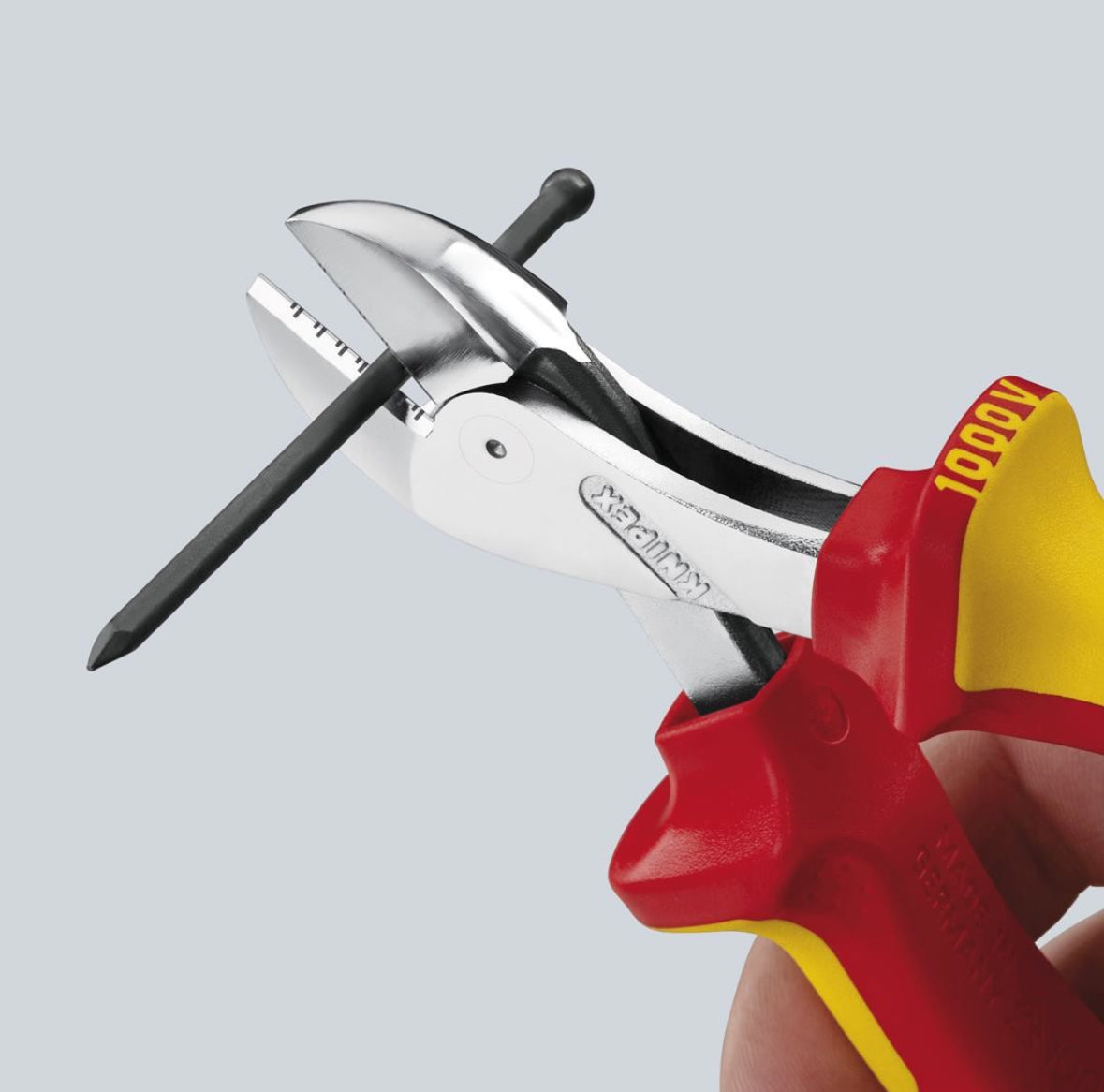 KÌM CẮT KNIPEX X-CUT® THÂN MẠ CHROME CÁCH ĐIỆN 1000V 73 06 160 - Ảnh 12