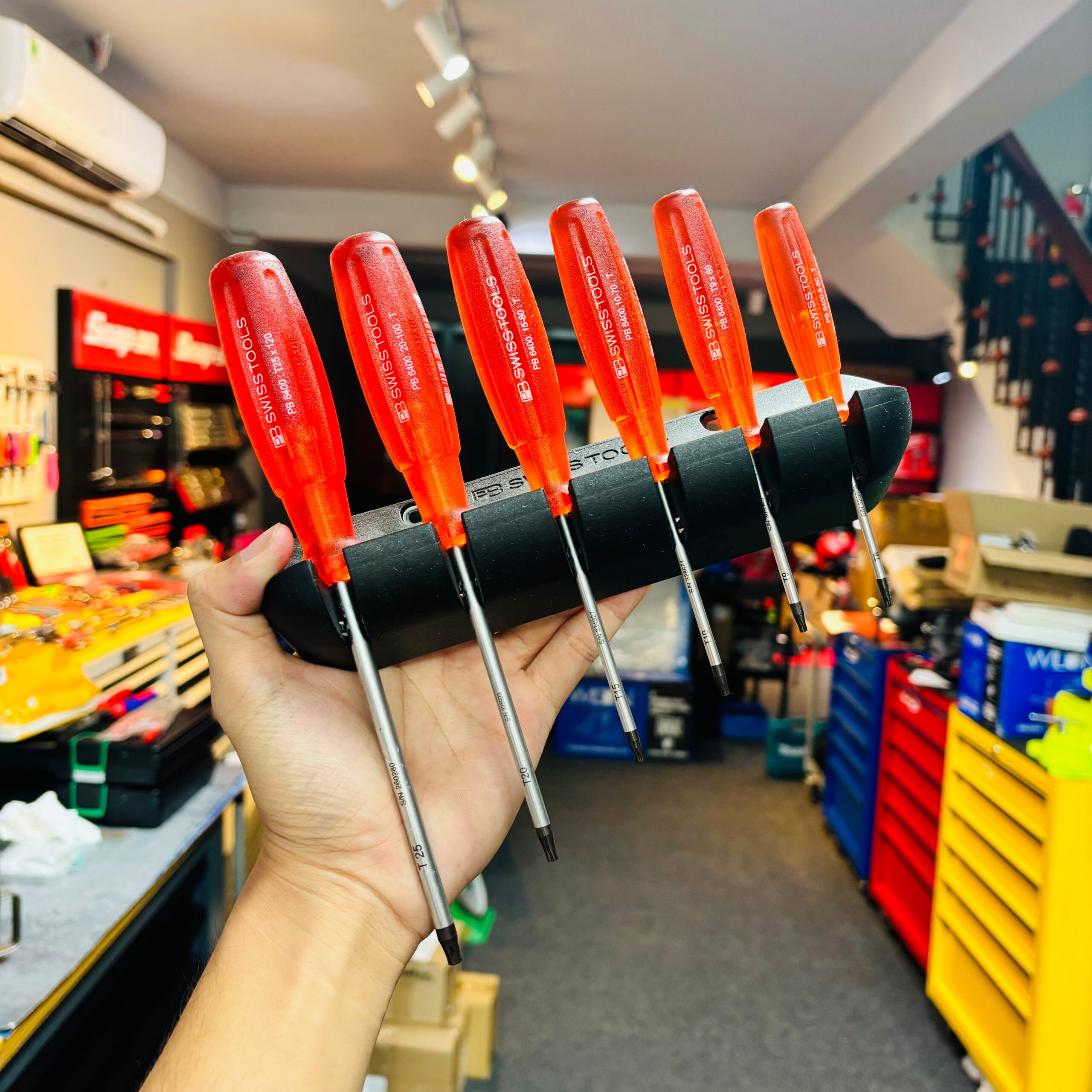 BỘ TUA VÍT DÒNG MULTICRAFT 6 CÂY HOA THỊ TORX PB SWISS TOOLS PB 6440 - Ảnh 3