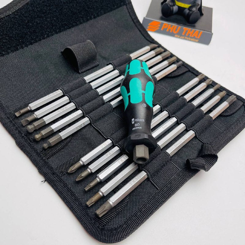 BỘ TUA VÍT THAY ĐẦU WERA 11 CHI TIẾT 05002990002 - Ảnh 3