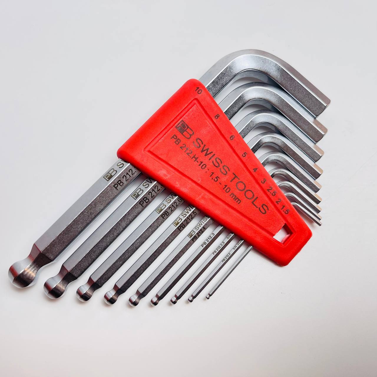 BỘ LỤC GIÁC DẠNG NGẮN GỒM 9 CÂY PB SWISS TOOLS PB 212.H-10 - Ảnh 3