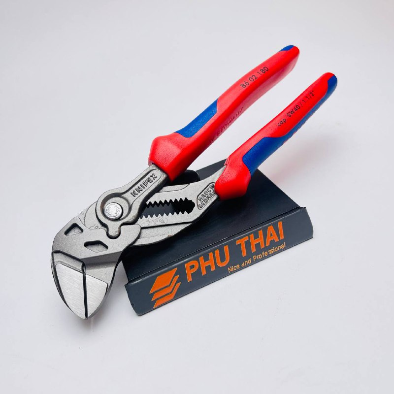 KÌM MỎ LẾCH KNIPEX CHỐNG TRƯỢT DÀI 180 MM 86 02 180 - Ảnh 3