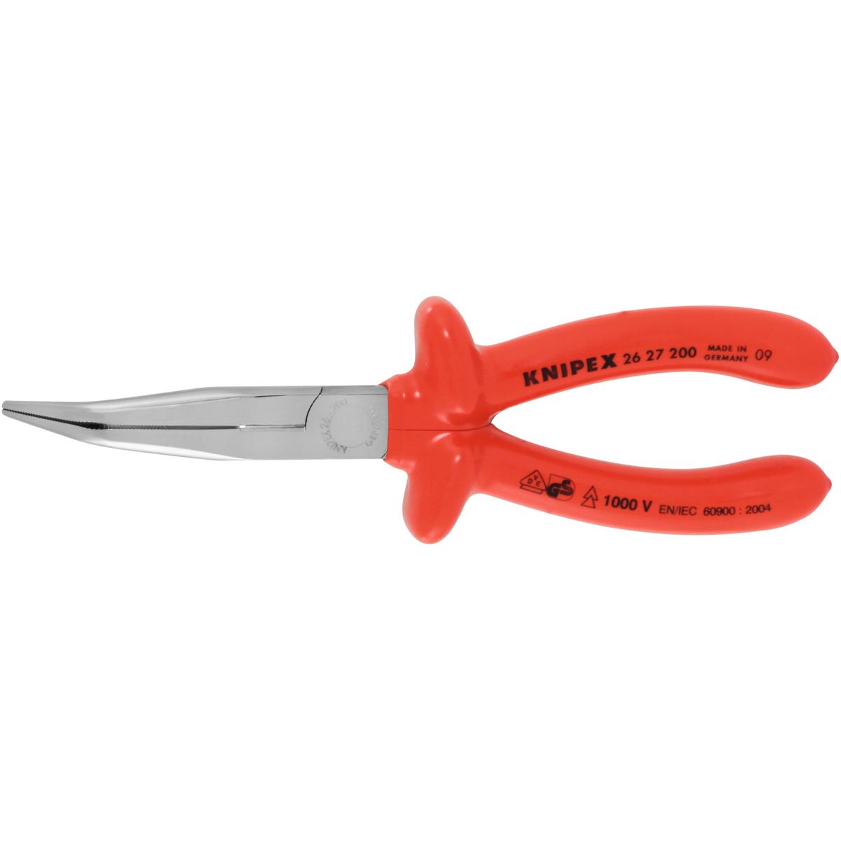 KÌM MŨI CONG KNIPEX DÀI 200 MM TAY CẦM ĐÚC CÁCH ĐIỆN 1000 V 26 27 200 - Ảnh 8