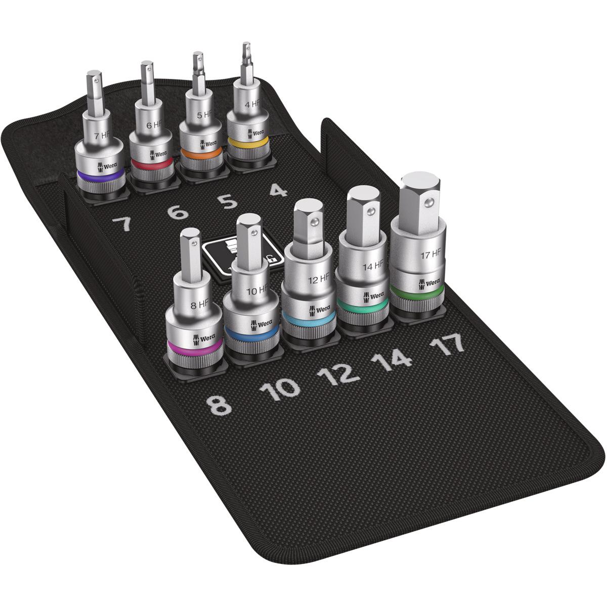 BỘ SOCKET LỤC GIÁC "ZYKLOP" 1/2 INCH, 9 CÁI WERA 05004201001