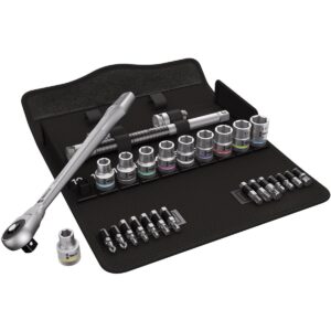 BỘ CẦN SIẾT WERA 8100 SC 7 ZYKLOP METAL 1/2INCH GỒM 28 CHI TIẾT (637935 P) 05004077001