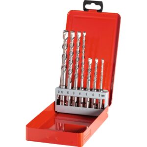 BỘ 7 MŨI KHOAN bê tông chân gài MILWAUKEE® ĐẦU HÀN HỢP KIM 5-12 MM