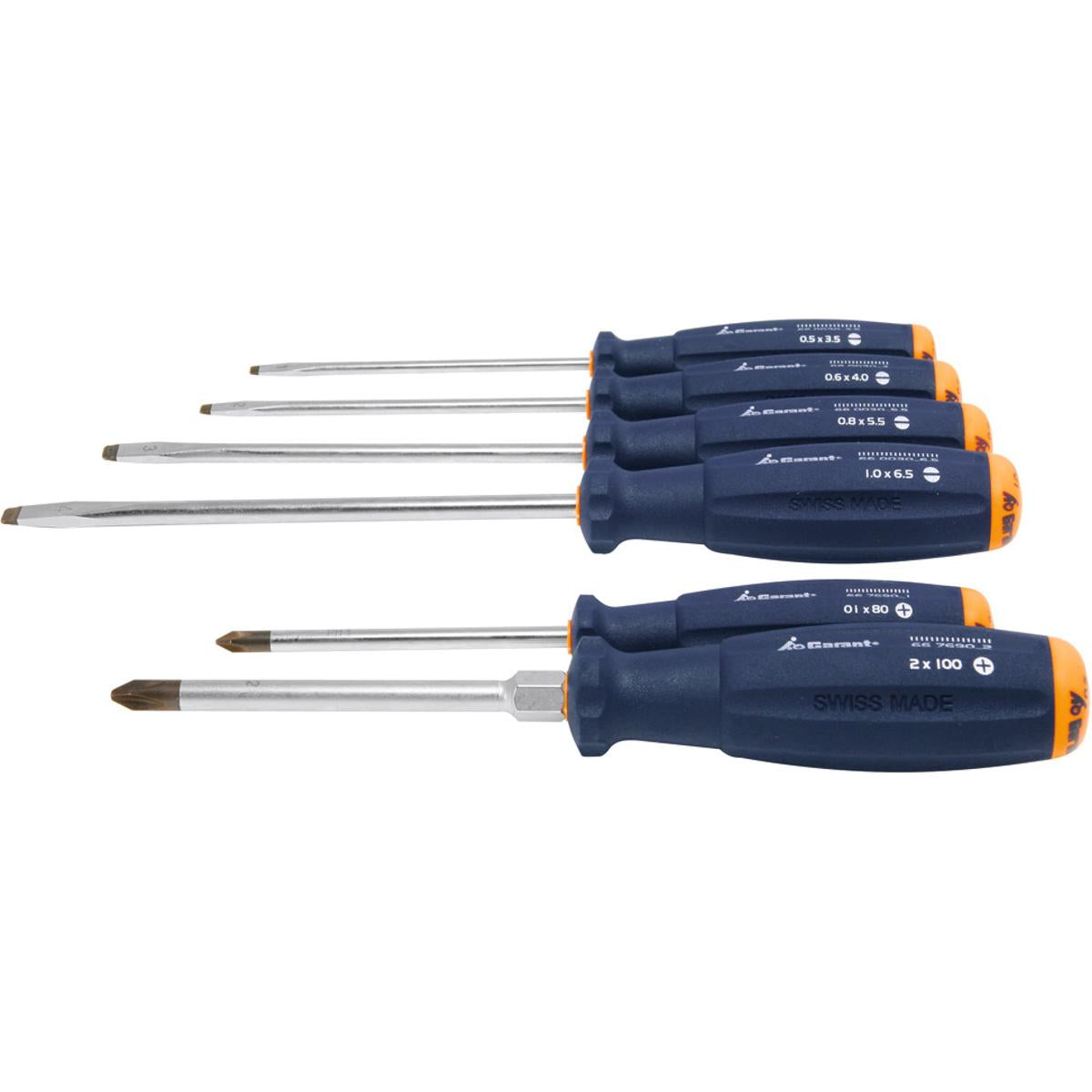 BỘ 6 CÂY TUA VÍT GARANT CAO CẤP, 4 ĐẦU DẸP VÀ 2 ĐẦU PHILLIPS