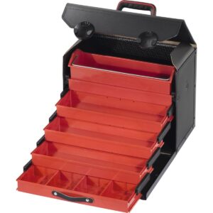 VALY ĐỰNG DỤNG CỤ 5 NGĂN KÉO BỌC DA CAO CẤP PARAT®