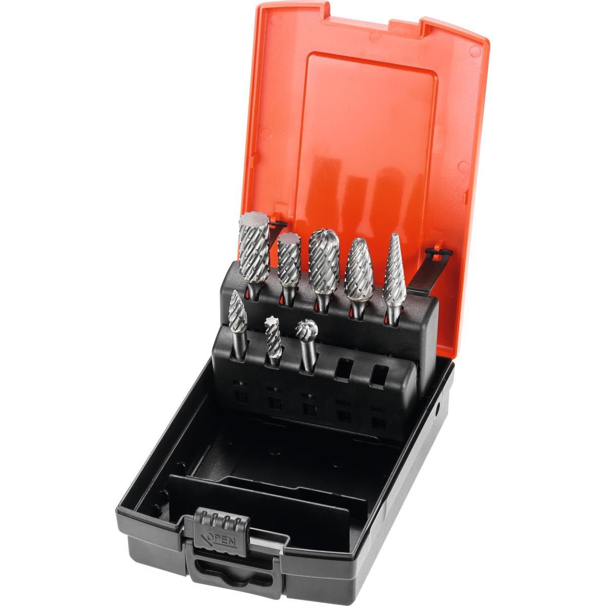 BỘ DOA MÀI THÔ HỢP KIM, SET 8 CÁI HOLEX
