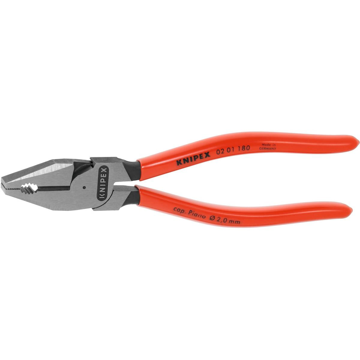 KÌM HẠNG NẶNG COMBI KNIPEX, ĐƯỢC ĐÁNH BÓNG, DÀI 180MM 02 01 180