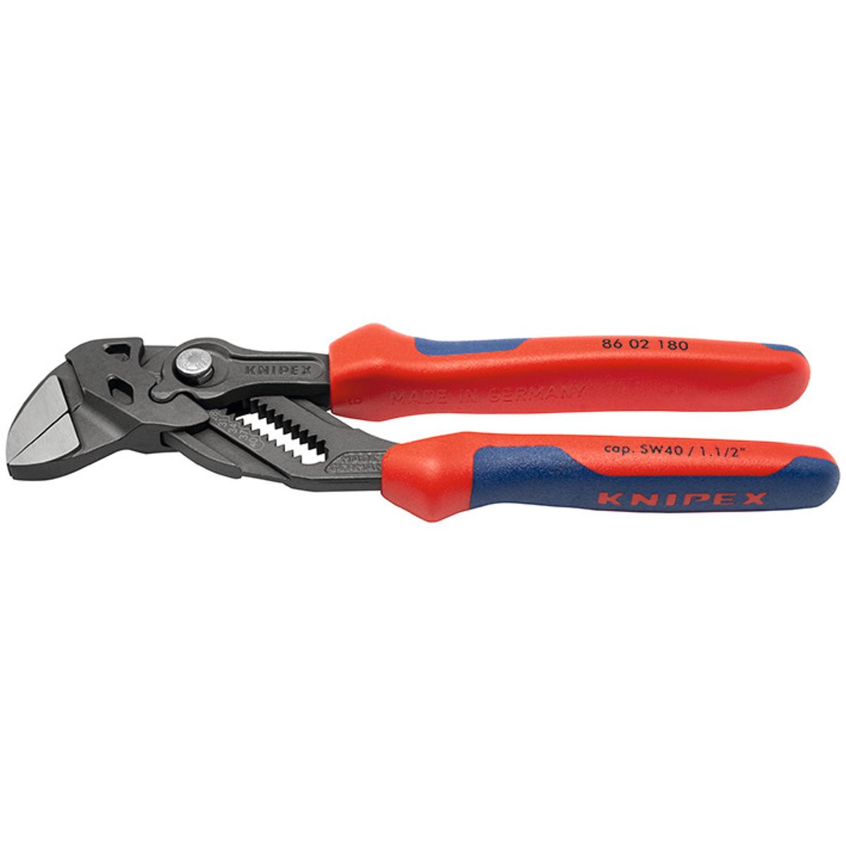 KÌM MỎ LẾCH KNIPEX CHỐNG TRƯỢT DÀI 180 MM 86 02 180