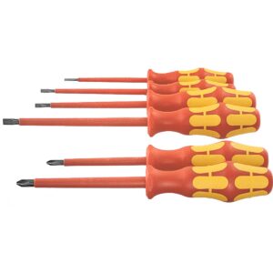 BỘ 5 TUA VÍT CÁCH ĐIỆN 1000V, 4 ĐẦU DẸP VÀ 2 ĐẦU PHILLIPS WERA 05258037001