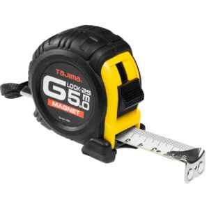 THƯỚC CUỘN SIÊU BỀN, MÓC CÓ NAM CHÂM 5M BẢNG 25 MM TAJIMA