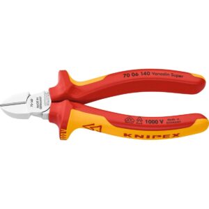 KÌM CẮT MẶT CHÉO MẠ CROM, CÁCH ĐIỆN KNIPEX 140MM 70 06 140