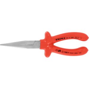 KÌM MŨI NHỌN KNIPEX DÀI 200 MM TAY CẦM ĐÚC CÁCH ĐIỆN 1000 V 26 17 200