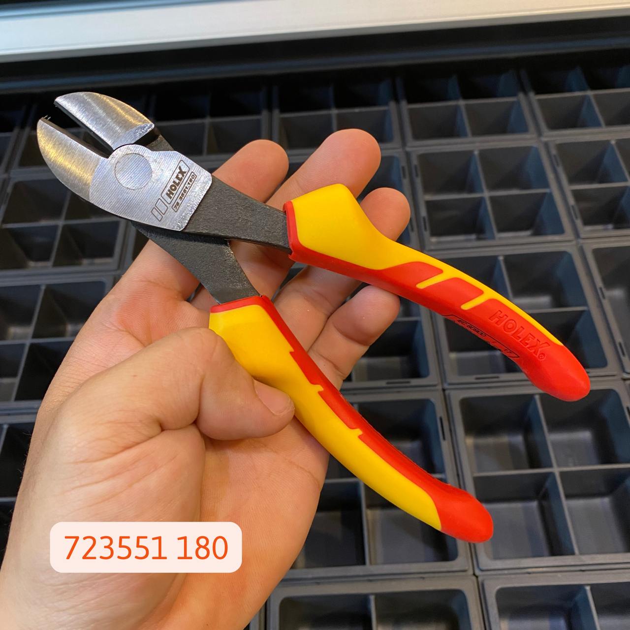 KÌM CẮT MẶT CHÉO HẠNG NẶNG HOLEX DÀI 180 MM CÁCH ĐIỆN 1000V - Ảnh 4