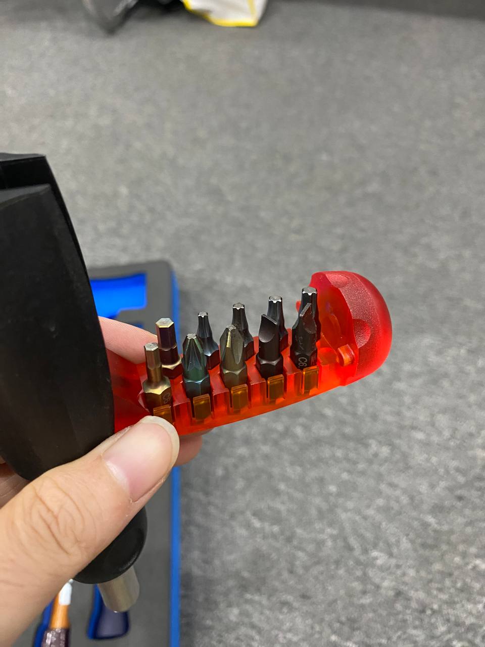TUA VÍT TỰ ĐỘNG CÓ ĐẢO CHIỀU VÀ 10 ĐẦU BITS 1/4 INCH PB 6510.R-30 DÀI 159MM - Ảnh 7