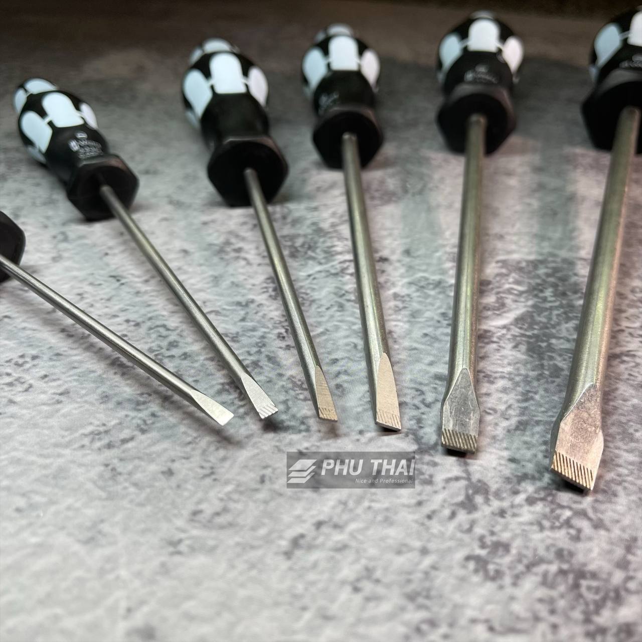 BỘ TUA VÍT DẸP WERA KRAFTFORM LÀM BẰNG INOX GỒM 6 CÂY 05259242001 - Ảnh 5
