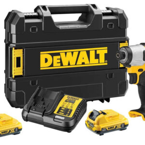 MÁY VẶN VÍT CẦM TAY DÙNG PIN, KHÔNG CHỔI THAN DEWALT DCF801D2-KR 12V